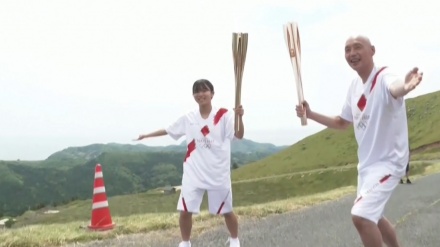 東京五輪聖火リレーが島根県入り