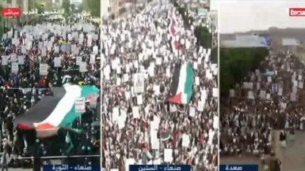 Яманнинг 14 вилоятида Бутунжаҳон Қудс куни шукўҳли тарзда ўтказилди (видео) 