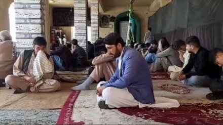 برگزاری مراسم فاتحه دانش آموزان کشته شده در کابل