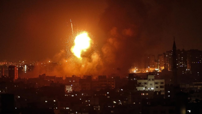 Sionist režimiň umytsyzlyk sebäpli Gaza zolagyna hüjümi 