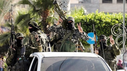 巴勒斯坦抵抗运动在加沙举行游行