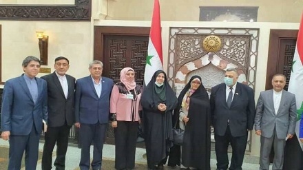 دیدار هیات پارلمانی ایران با رئیس مجلس سوریه 