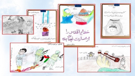 برگزاری مسابقه نقاشی و کاریکاتور در آستانه روز جهانی قدس در کابل
