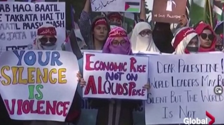 تظاهرات گسترده پاکستانی‌ها در حمایت از فلسطین + فیلم