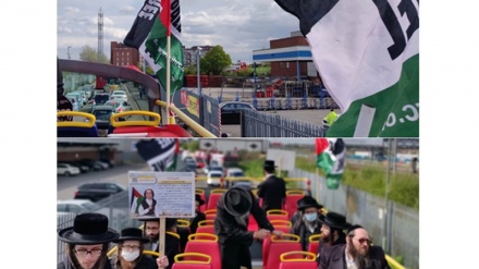 طنین انداز شدن ندای مرگ بر اسرائیل در خیابان‌های لندن