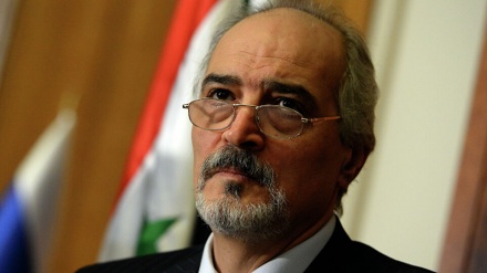 BəşarƏlcəfəri:Suriyə səbarzəti terroriston fitnəqərə hərəkəton vədə səbarzətiye.