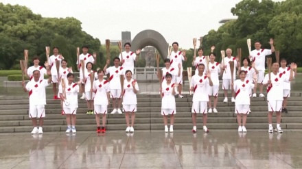 広島に五輪聖火が到着、平和公園にて無観客の式典のみ実施