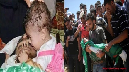 वीडियो रिपोर्टः एक दर्दनाक तस्वीर, चार शहीद बच्चों और बीवी को आख़िरी विदाई देता घायल बाप, वहीं एक मासूम बच्ची की दुआ ने रुला दिया सबको