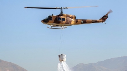 Military copters flown to put out wildfire in South Iran