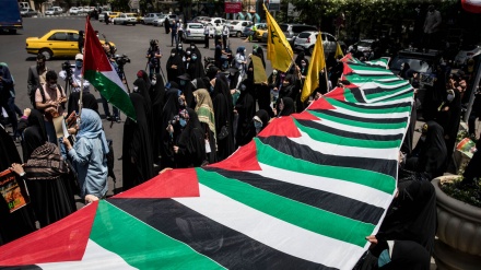 テヘラン市民が集会を実施、ガザでのイスラエルの犯罪を非難