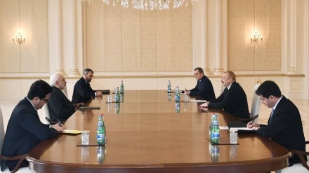 שר החוץ זריף נפגש עם הנשיא האזרי עלייב