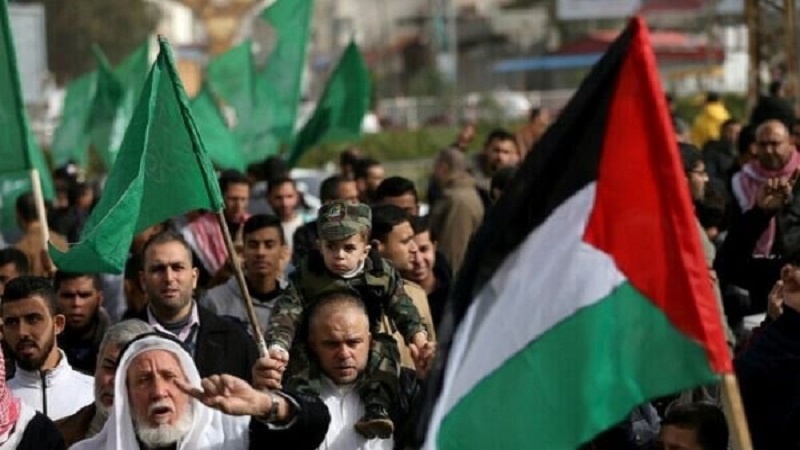 تظاهرات ضدصهیونیستی روزنامه نگاران فلسطینی