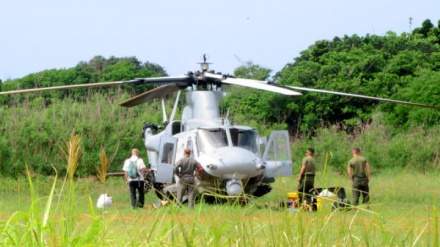 米軍が、県のヘリ飛行中止要請に応じず