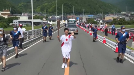 東京五輪聖火リレーが山梨県入り