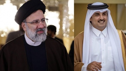 カタール首長が、ライースィー次期イラン大統領と電話会談