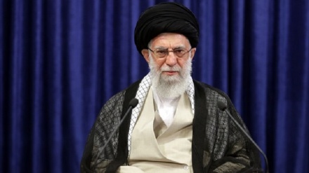 L'inizio del discorso televisivo del Leader Supremo della Rivoluzione