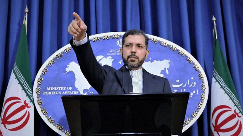 Juru bicara Kementerian Luar Negeri Republik Islam Iran Saeed Khatibzadeh .