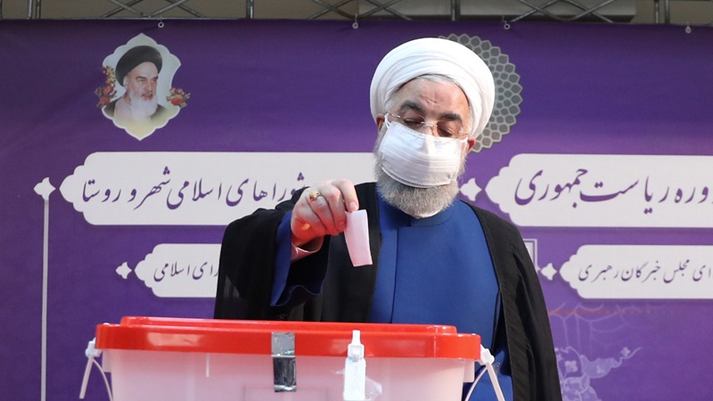 Presiden Republik Islam Iran Hassan Rouhani,