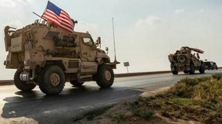 ساکنان یک روستا در الحسکه سوریه، مانع عبور کاروان آمریکایی شدند