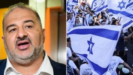 מנסור עבאס: מצעד הדגלים הוא ניסיון להבעיר את האזור