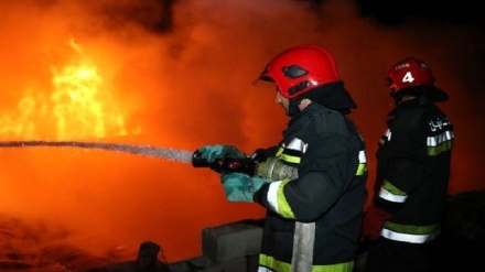 Massive blaze contained at steel plant in Kerman’s Zarand