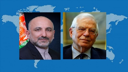  تحولات افغانستان؛ محور دیدار حنیف اتمر و مسئول سیاست خارجی و امنیت اتحادیه اروپا