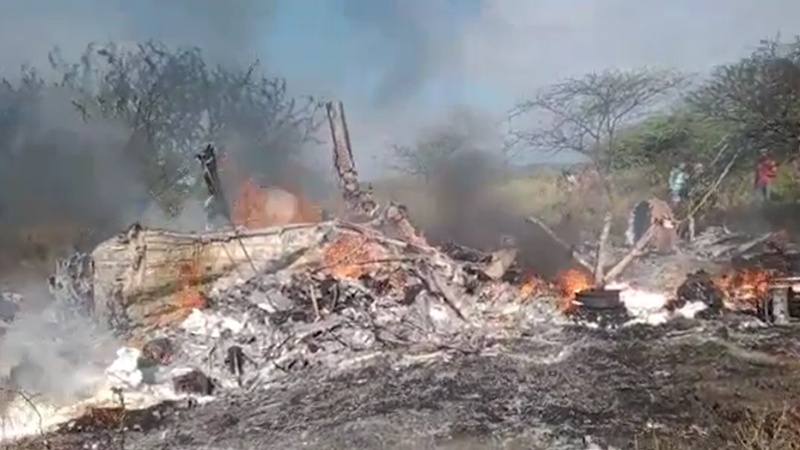 肯尼亚一军用直升机坠毁　10名士兵死亡