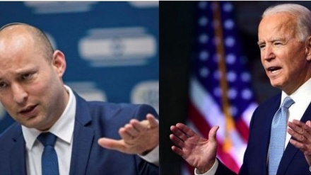 اولین گفتگوی بایدن با نخست وزیر جدید رژیم صهیونیستی با محوریت ایران