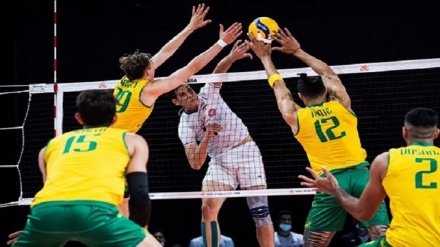 شکست تیم ملی والیبال ایران مقابل استرالیا در ادامه رقابتهای لیگ ملت‌های والیبال