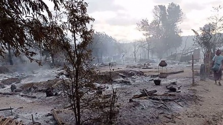 Myanmar escalation: Locals say military forces burned down village