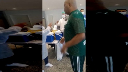Дәрі егуден қорқатын бразилиялық адамға вакцина егілді
