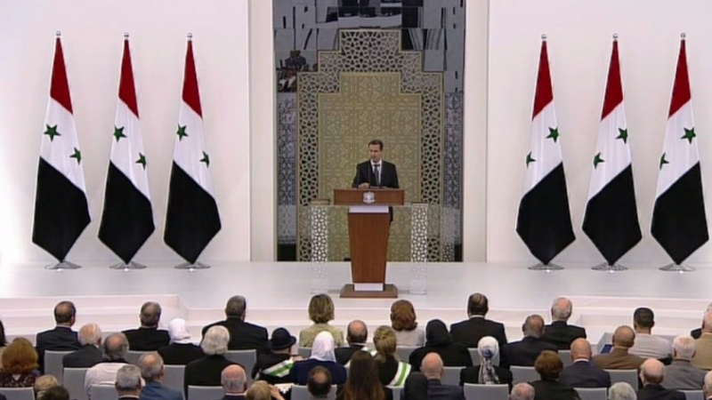 بشار اسد سوگند ریاست‌جمهوری یاد کرد
