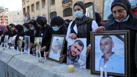 黎巴嫩民众集会抗议贝鲁特港爆炸事件调查进程