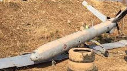 ガザ地区北部でイスラエルの無人偵察機が見つかる