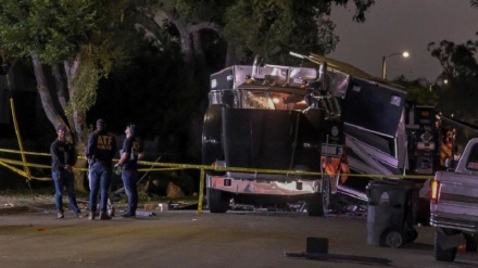 米ロスで爆弾処理車両が任務遂行中に爆発、１７人負傷