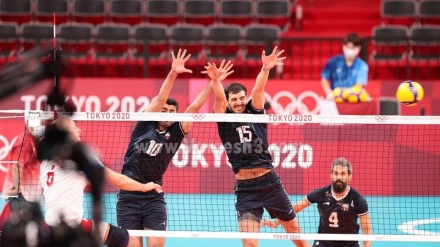  پیروزی مقتدرانه والیبال ایران برابر لهستان در المپیک توکیو