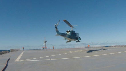 La présence de la flotte de la marine de l'armée iranienne dans l'océan Atlantique