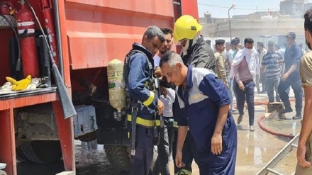 آتش‌سوزی در یک بیمارستان در استان «واسط» عراق