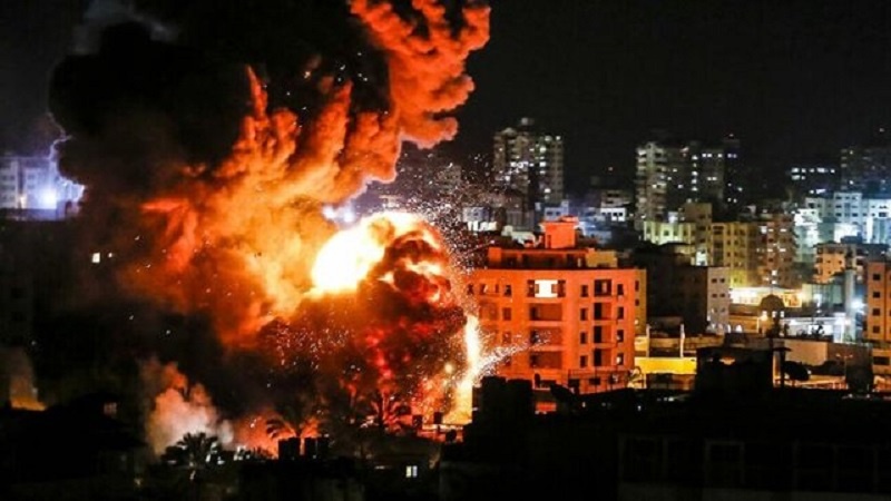 Ҳамас сионистик режим томонидан Ғазо бўлгасини бомбардиомн этилганига муносабат билдирди