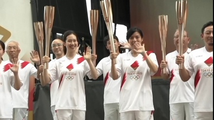 東京五輪まであと1週間；島しょ部で公道リレーが実施