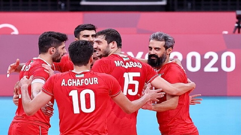 پیروزی تیم ملی والیبال ایران مقابل ونزوئلا