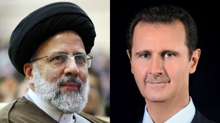 イラン次期大統領とシリア大統領、二国間関係の強化を強調