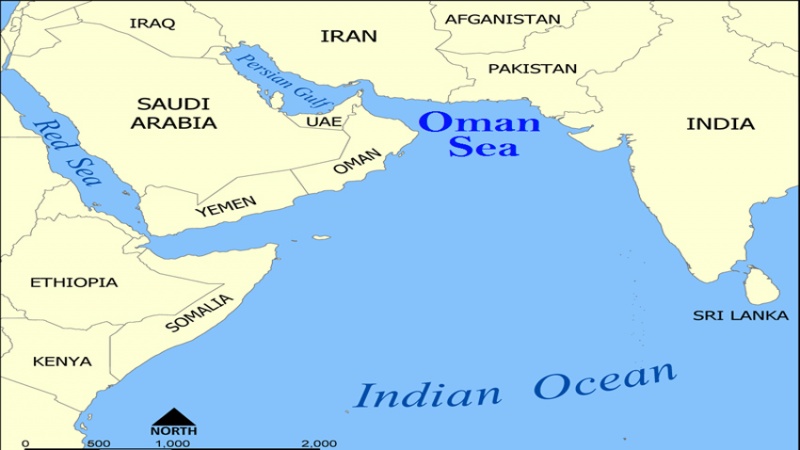 peta Laut Oman