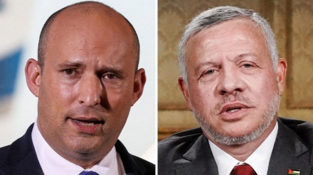Ürdün kralı siyonist rejim Başbakanı ile görüştü