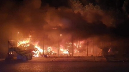 Iraq, incendio nella base aerea di Imam Ali