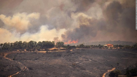 欧州南部各地で山火事　サルデーニャ島では１０００人避難