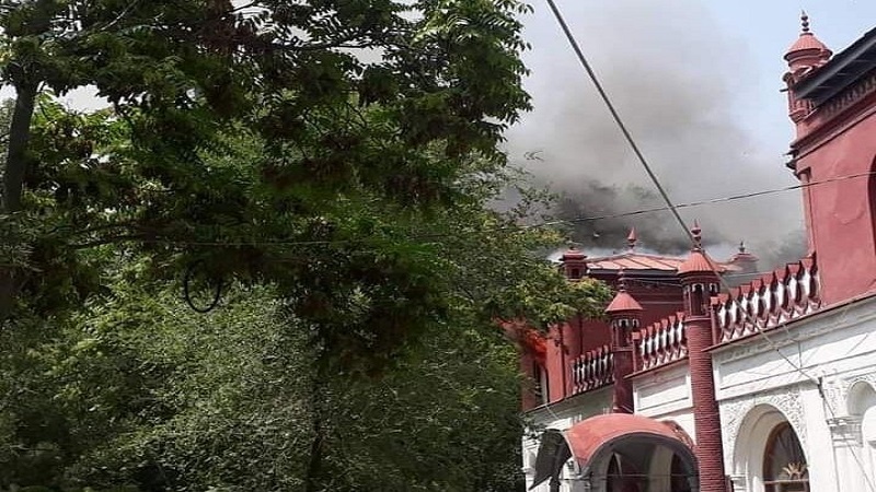 آتش سوزی در ساختمان شهرداری کابل