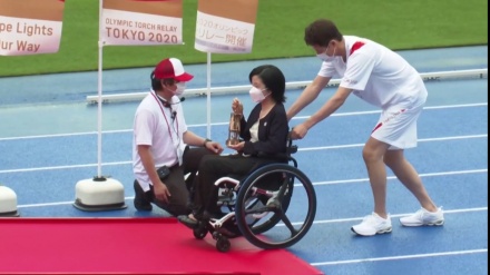 都内での東京五輪聖火リレーがスタート