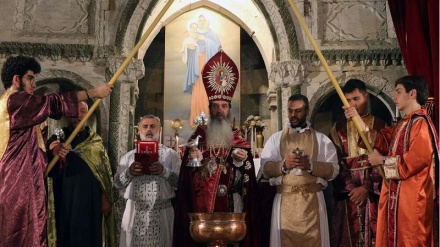 Проведение армянских религиозных обрядов в Чалдыране, Иран