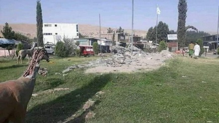 تخریب مجسمه های مرکز ولسوالی کشم ولایت بدخشان توسط طالبان